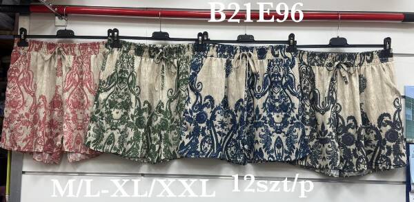 Szorty damskie Roz M/L-XL/2XL, Mix Kolor Paczka 12 szt